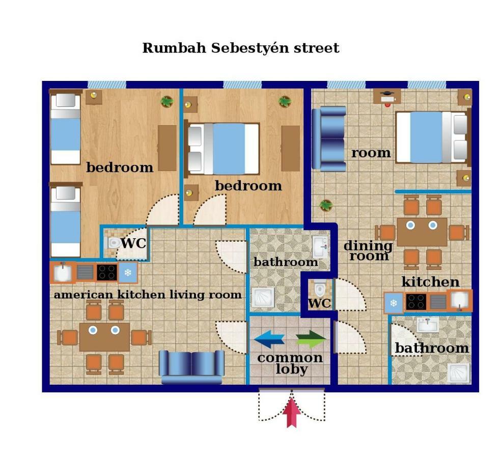 Center Of The Center, The Grand Deluxe Apartment บูดาเปสต์ ภายนอก รูปภาพ